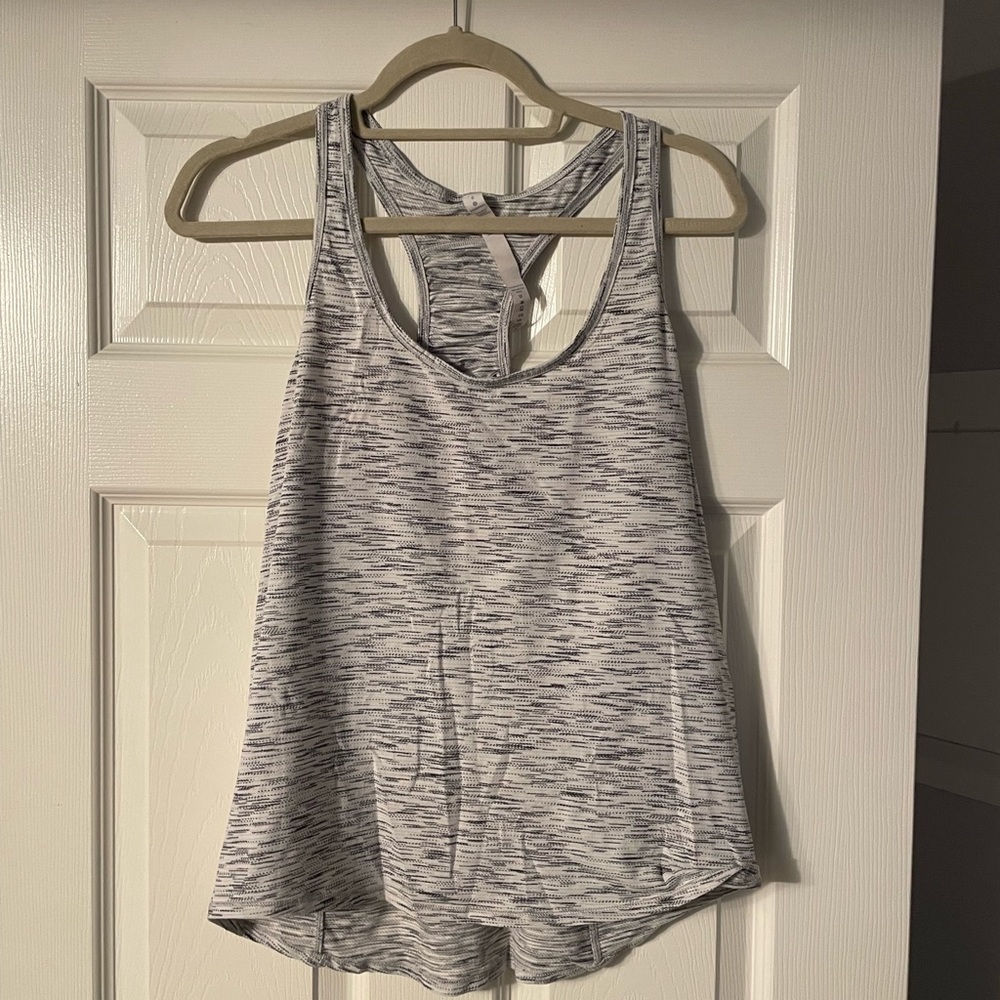 lululemon athletica Gray Space-Dye Racerback Tank